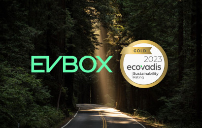 Ecovadis award logo with EVBox