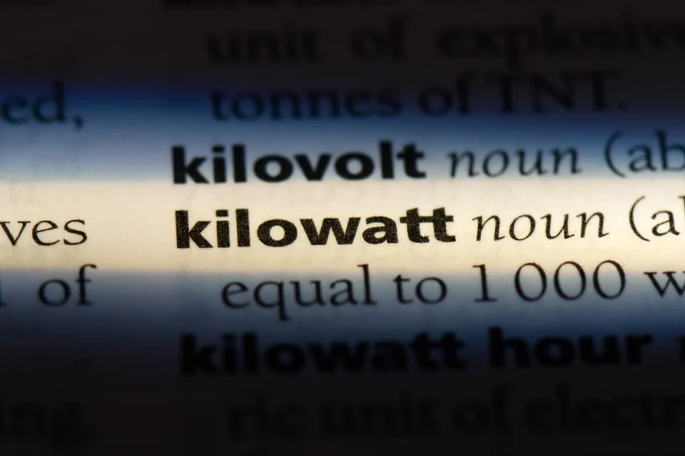 page dictionnaire Kilowatt - véhicule électrique