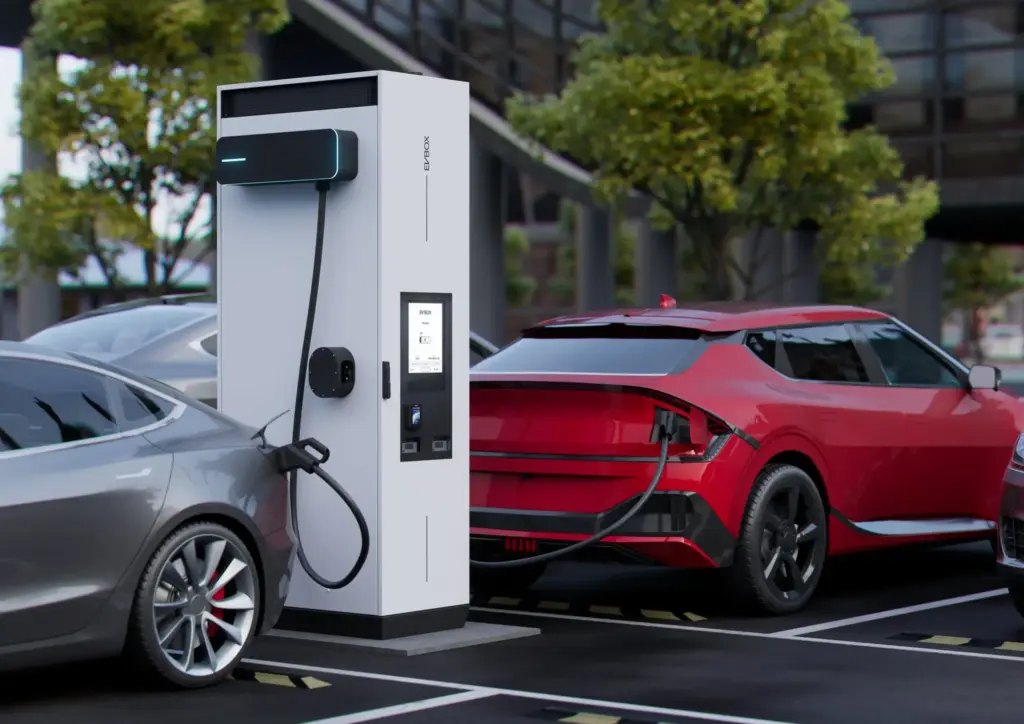 Emerging calibration laws in the fast EV charging market