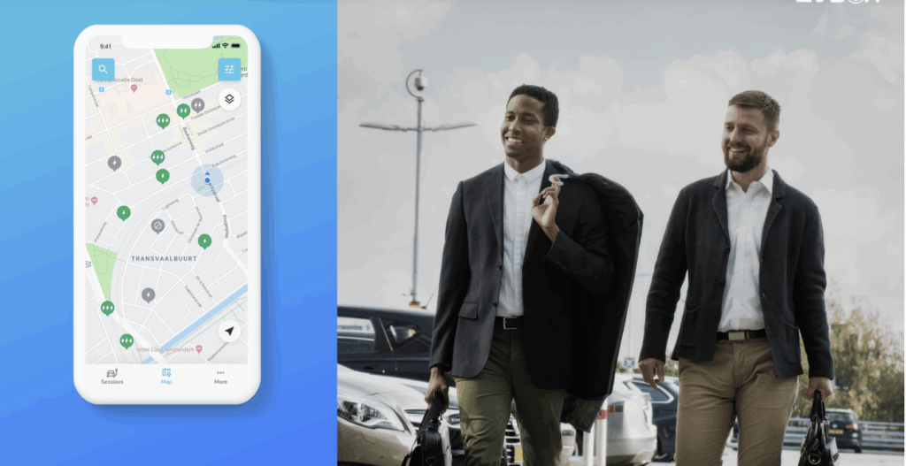 Aplicación de estación de carga de vehículos eléctricos