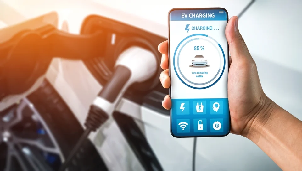 Mobile App zum Aufladen eines Elektrofahrzeugs an einer öffentlichen Ladestation
