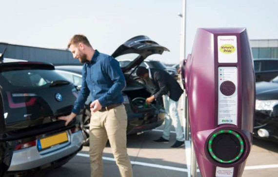 Offering solar-powered EV charging