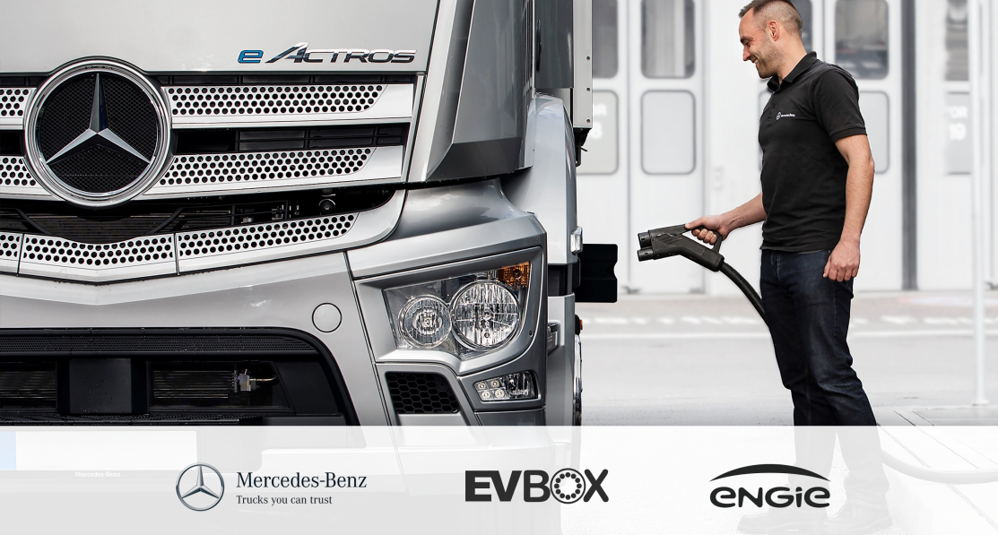 Mercedes-Benz Trucks conclut un partenariat stratégique en matière d'infrastructure de recharge avec EVBox