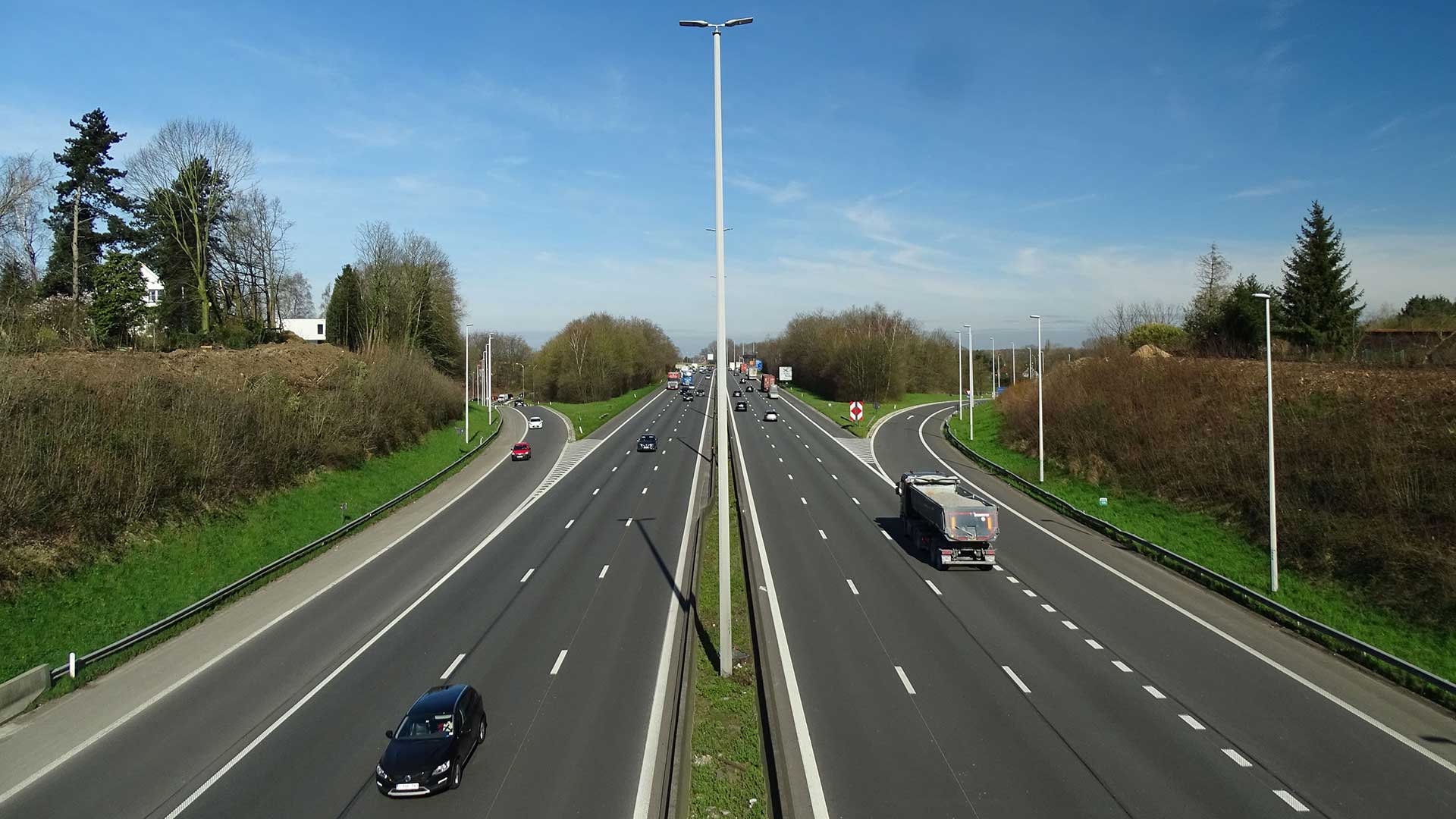 snelweg brussel belgie