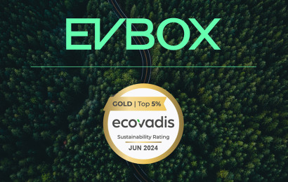 Ecovadis award logo with EVBox